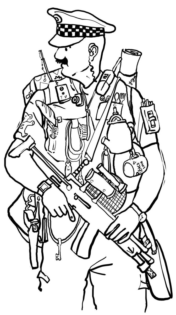 Pan Policjant kolorowanki